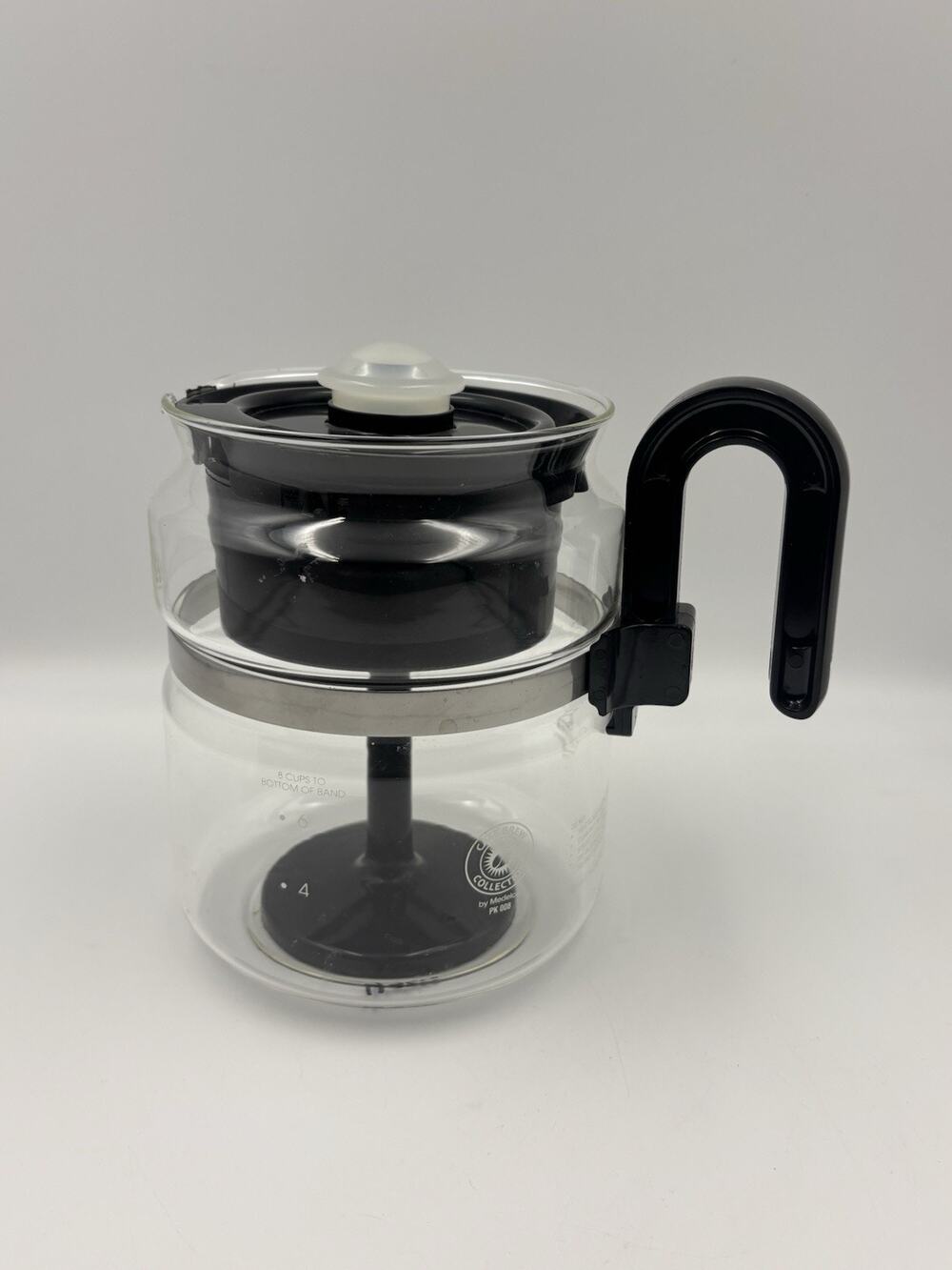 Medelco Glass Stovetop Percolator Germany, 8 Cup Capacity NWOT
